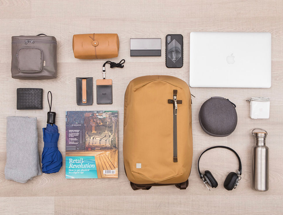 Miniatura: Mochila Moshi©️ Hexa 15” Café 