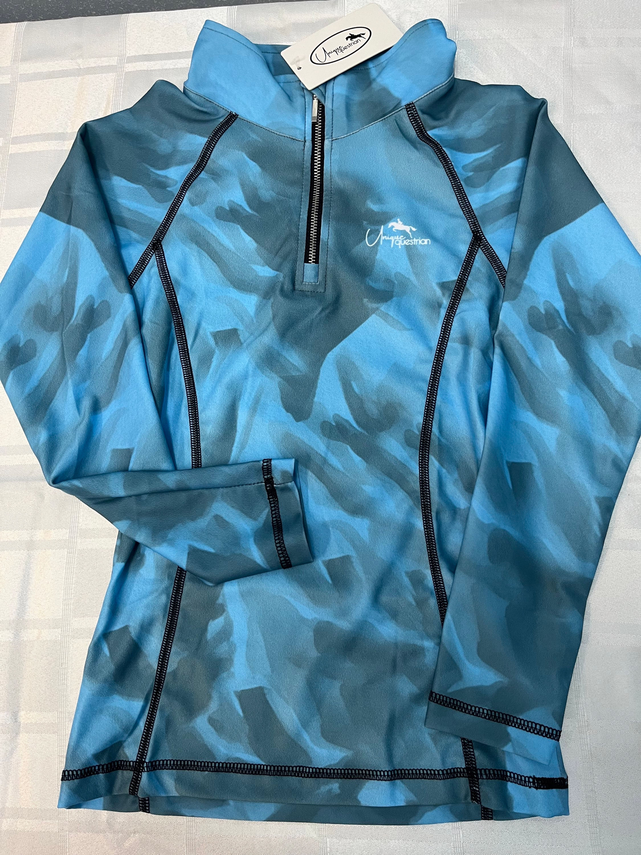 Sky Blue Tie Dye Baselayer Long Sleeve