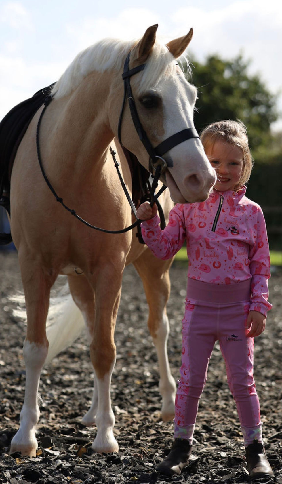 Thumbnail: Dusty Pink Howdy Print Set - Option 1