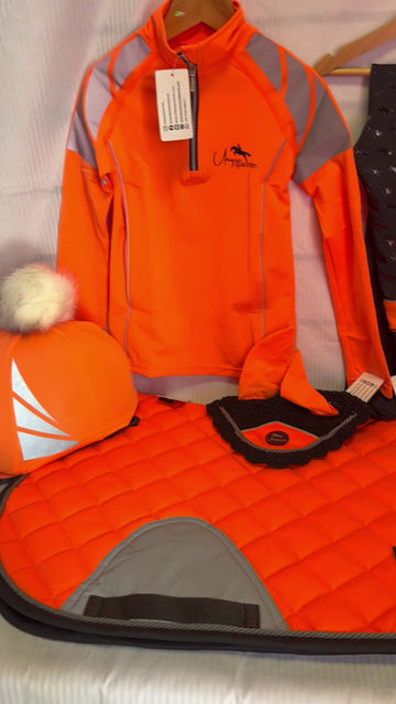 Thumbnail: Florescent Orange Long & Short Sleeved Hi Vis Baselayer