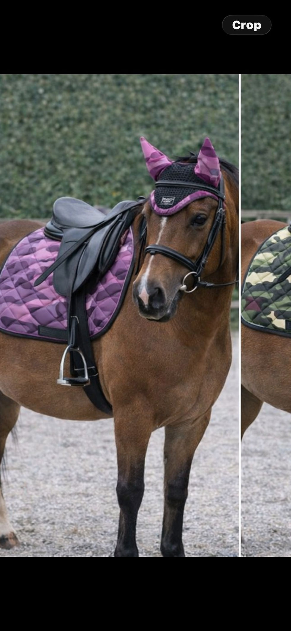 Thumbnail: Plum Camouflage full Matchy Children's Riding Set