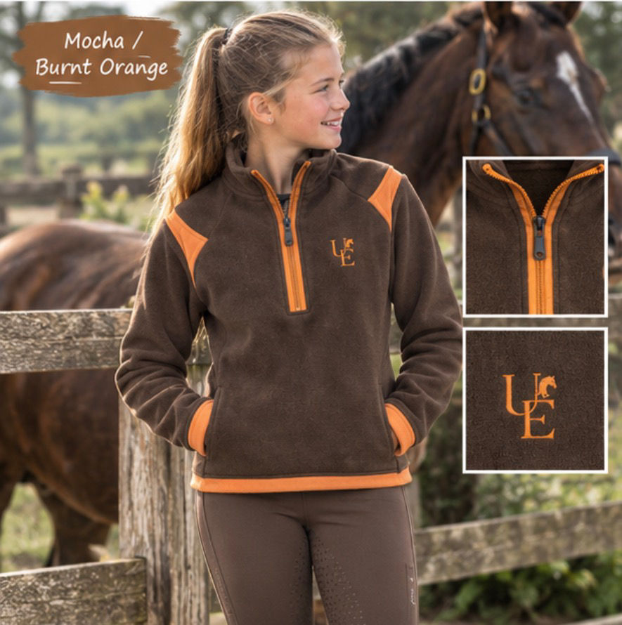 Thumbnail: Young Equestrian AW26 Luxury 1/4 Zip Fleece Sweatshirt – Coordinated Collection