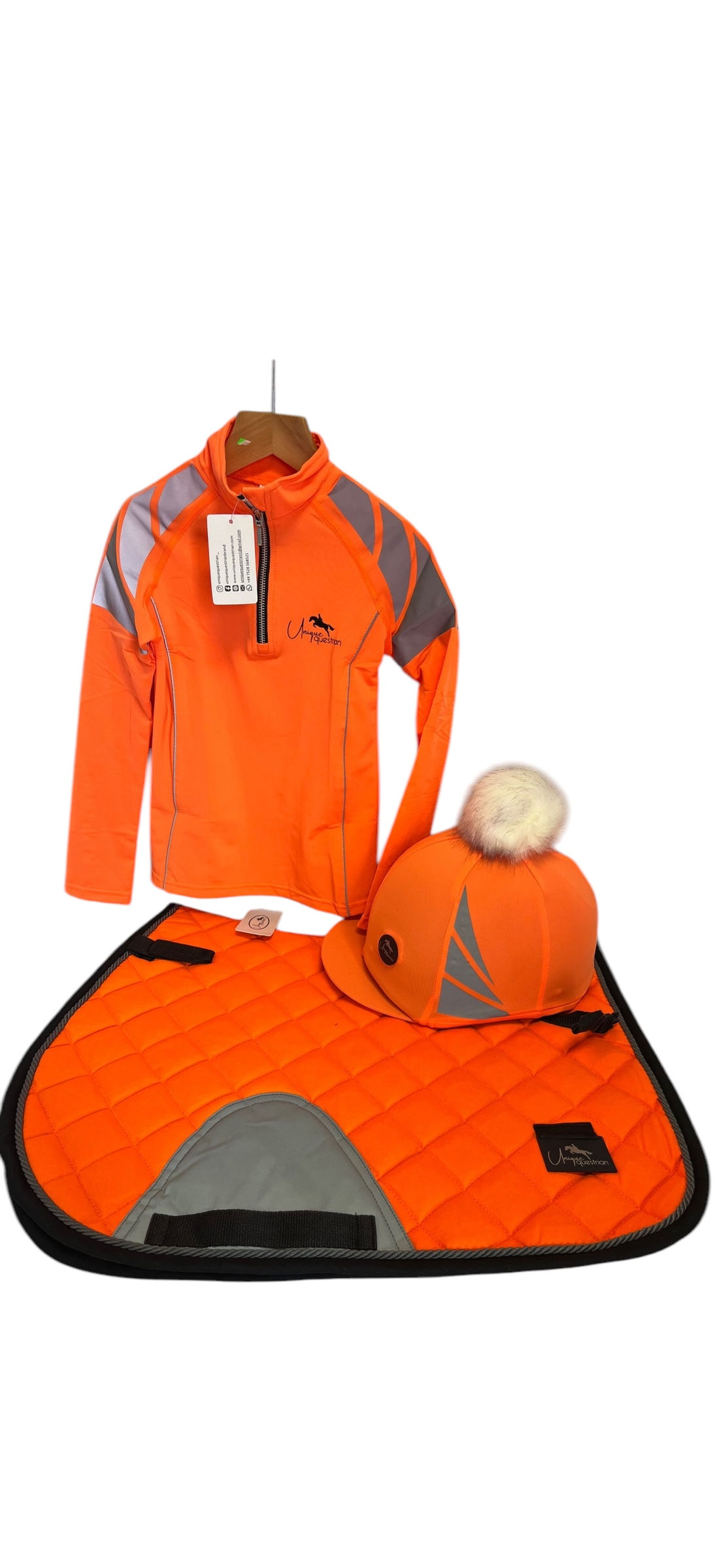 Florescent Orange Hi Vis Fully Matchy Riding Set
