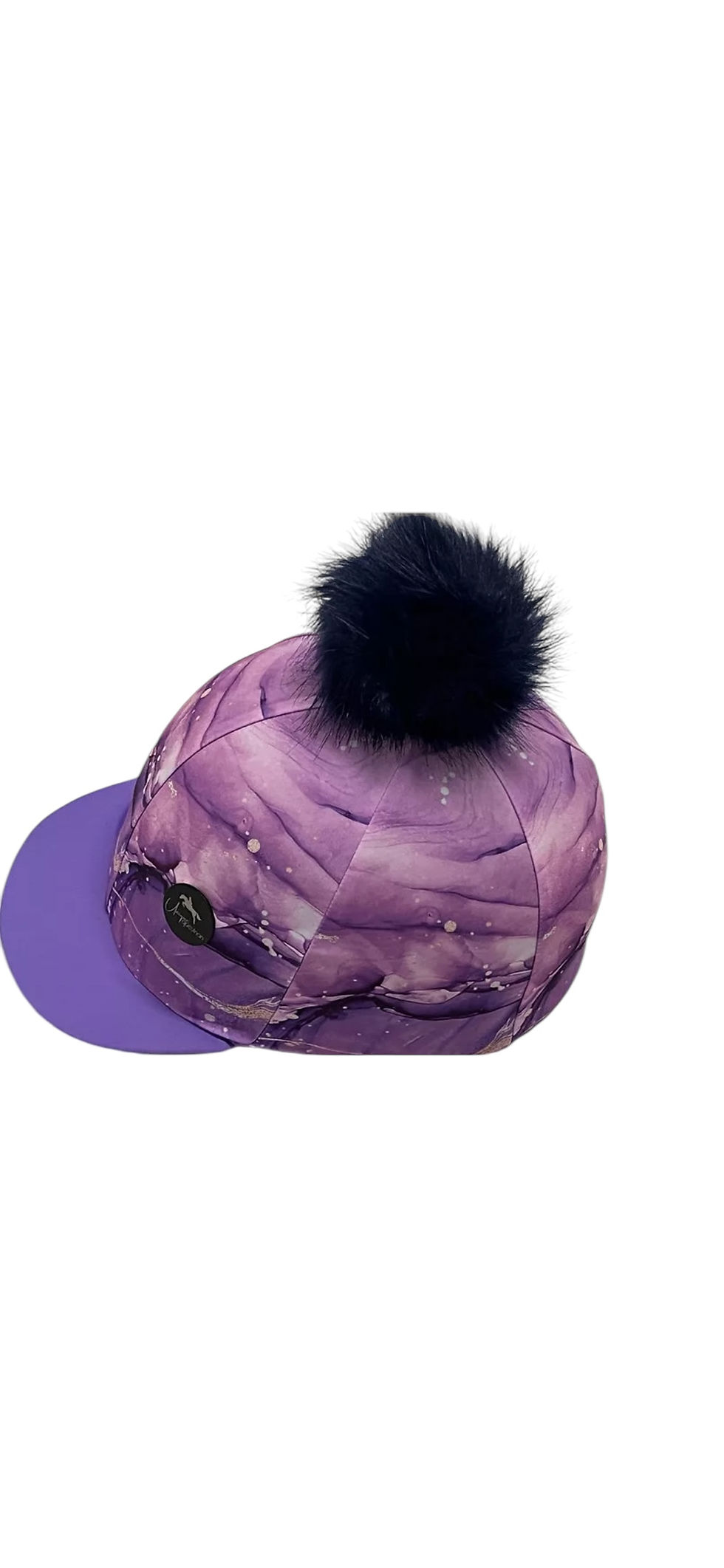 Thumbnail: Lavender Marble Effect Saddle Pad Set