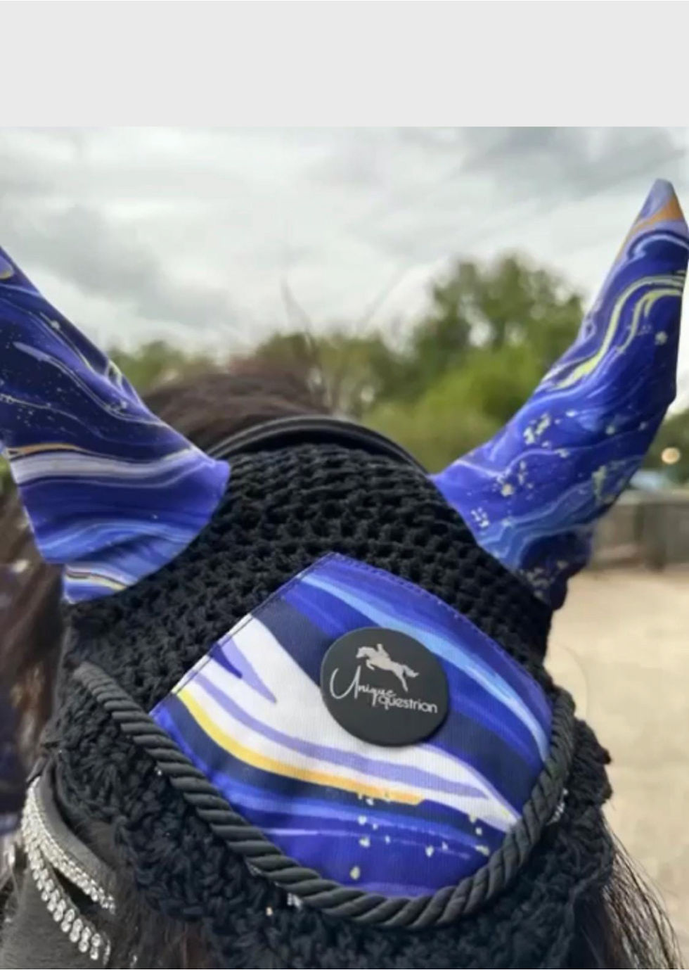 Thumbnail: Royal Blue Marble Effect Print Set - Option 4