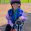 Thumbnail: Racing Silks Bright Royal Blue & Lavender with Anchors
