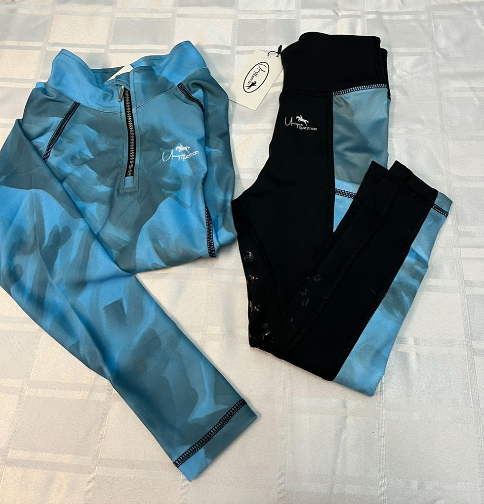 Thumbnail: Sky Blue Tie Dye Baselayer Long Sleeve