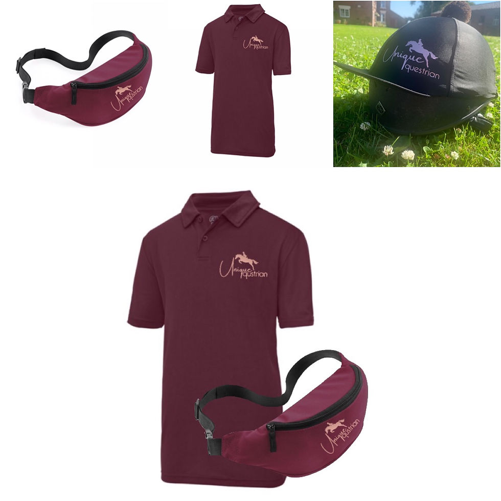 Thumbnail: Uniquequestrian Girls Polo Shirts Range of Colours