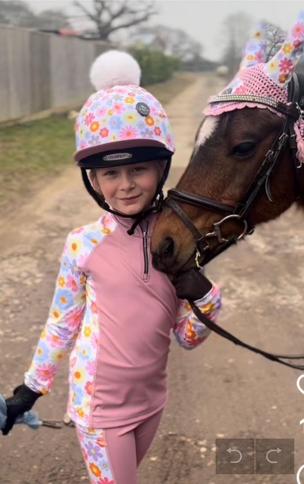 Thumbnail: Dusty Pink Floral Design Printed Set - Option 2