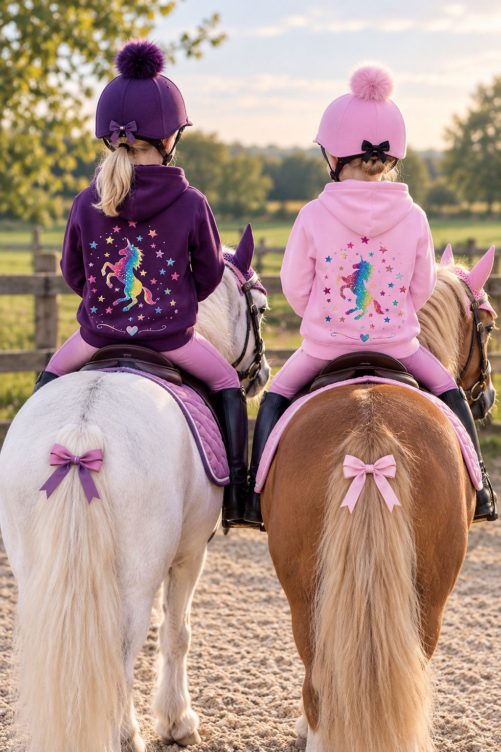Thumbnail: Kids Personalised Unicorn Fleece Lined Hoodie