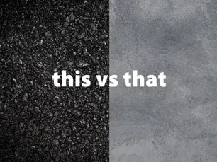 Asphalt Vs Concrete