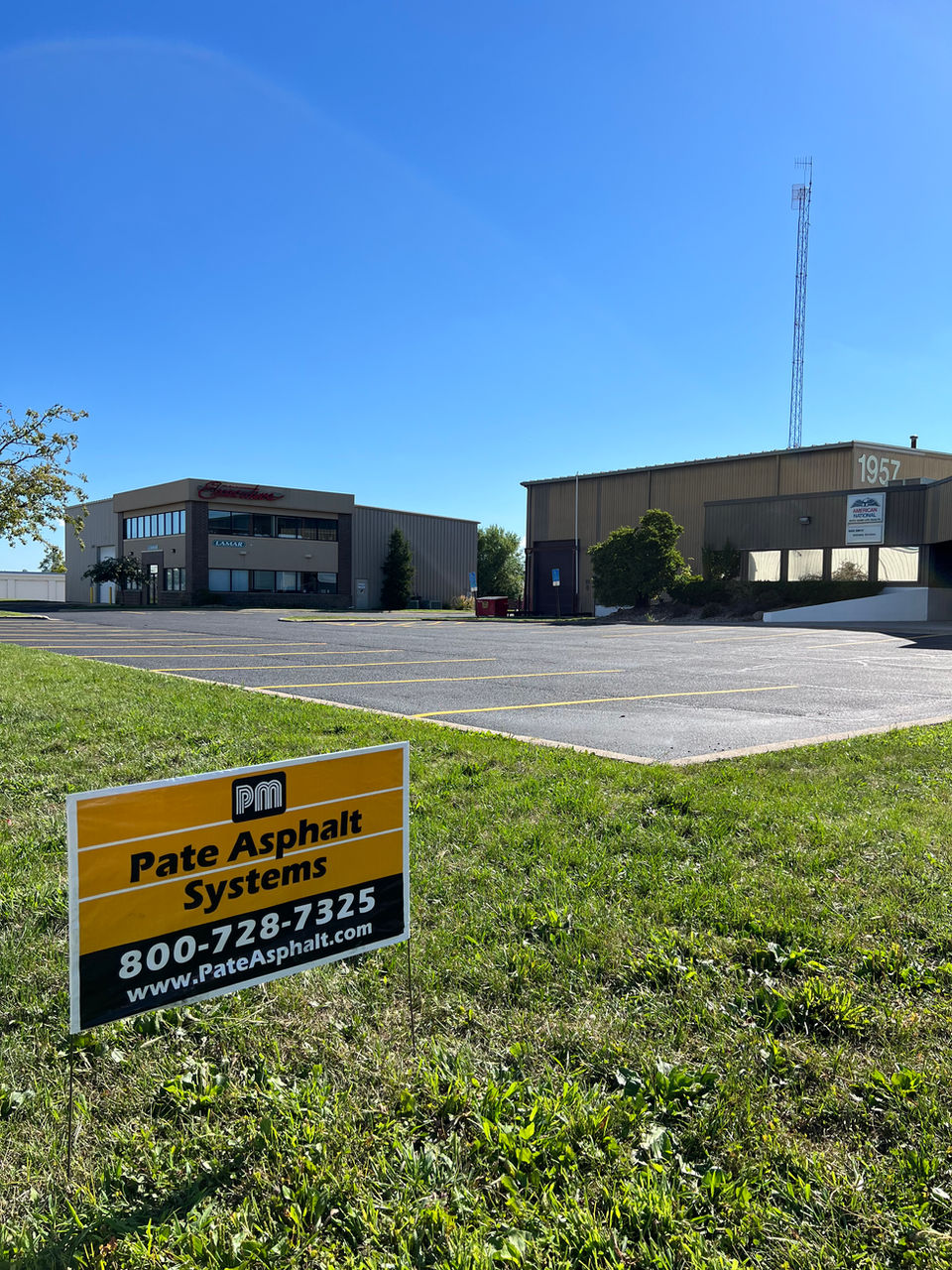 Small business parking lot pavers Cedar Falls