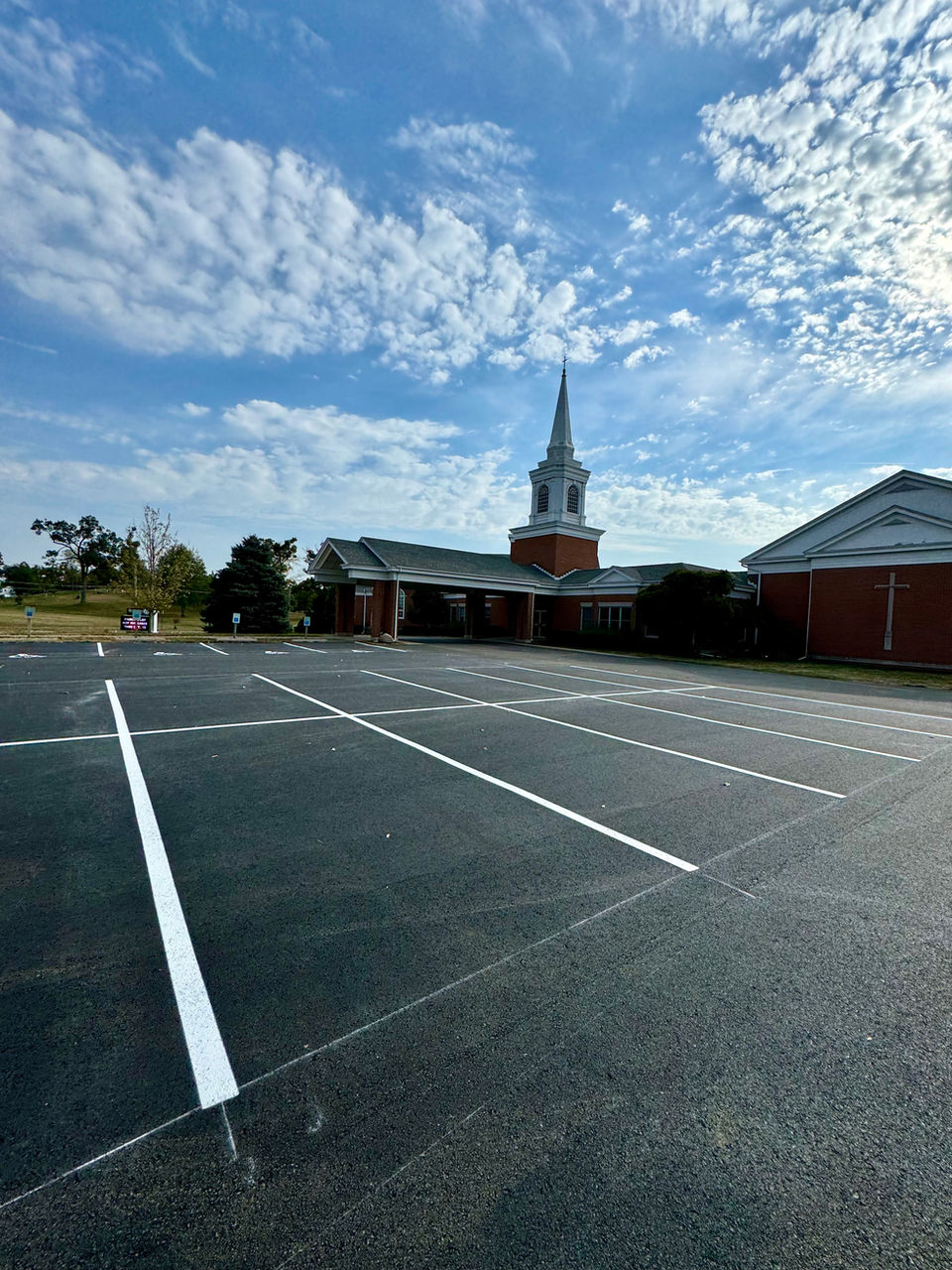 Community City building parking lot Waterloo