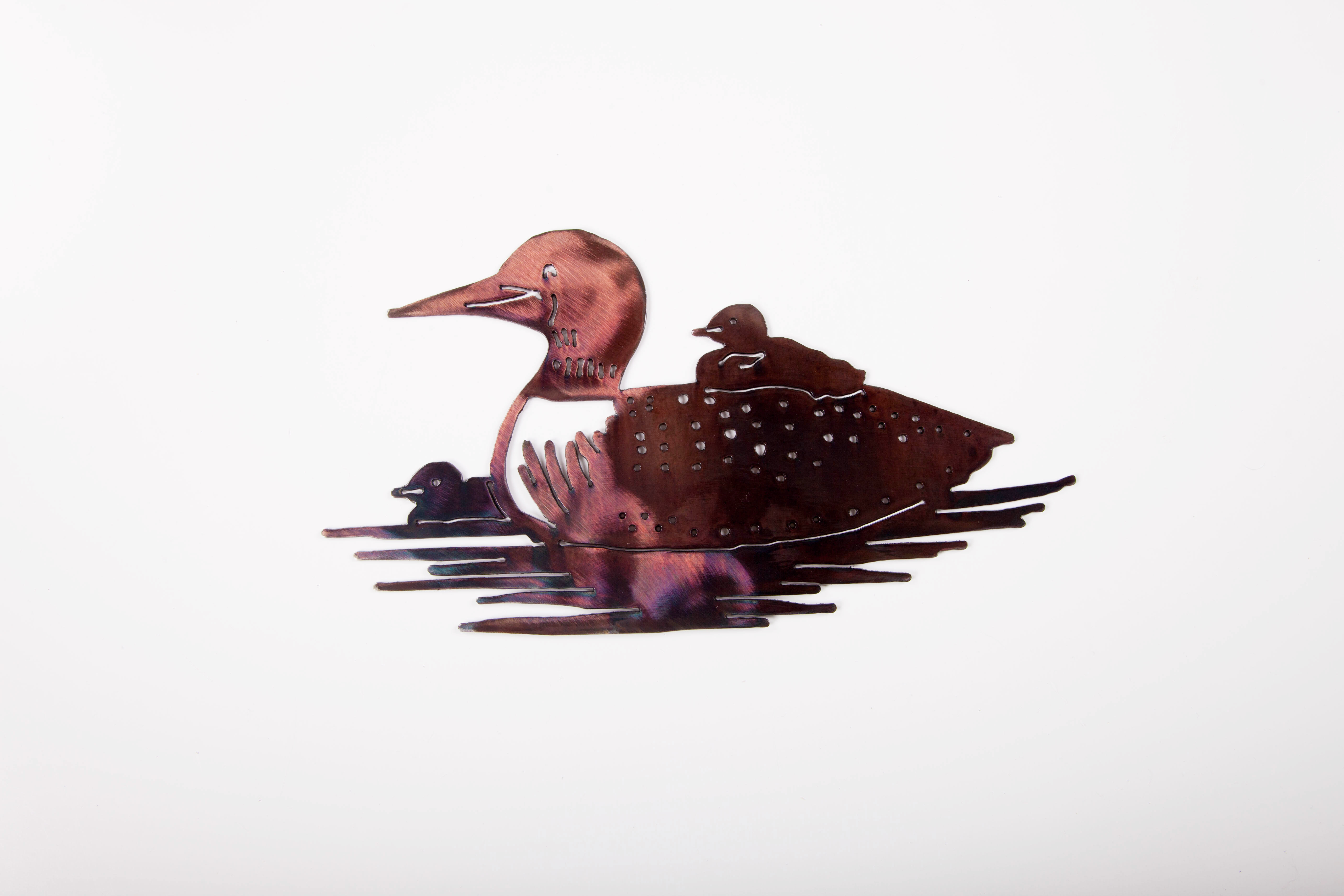 Loon w/ Babies (P)