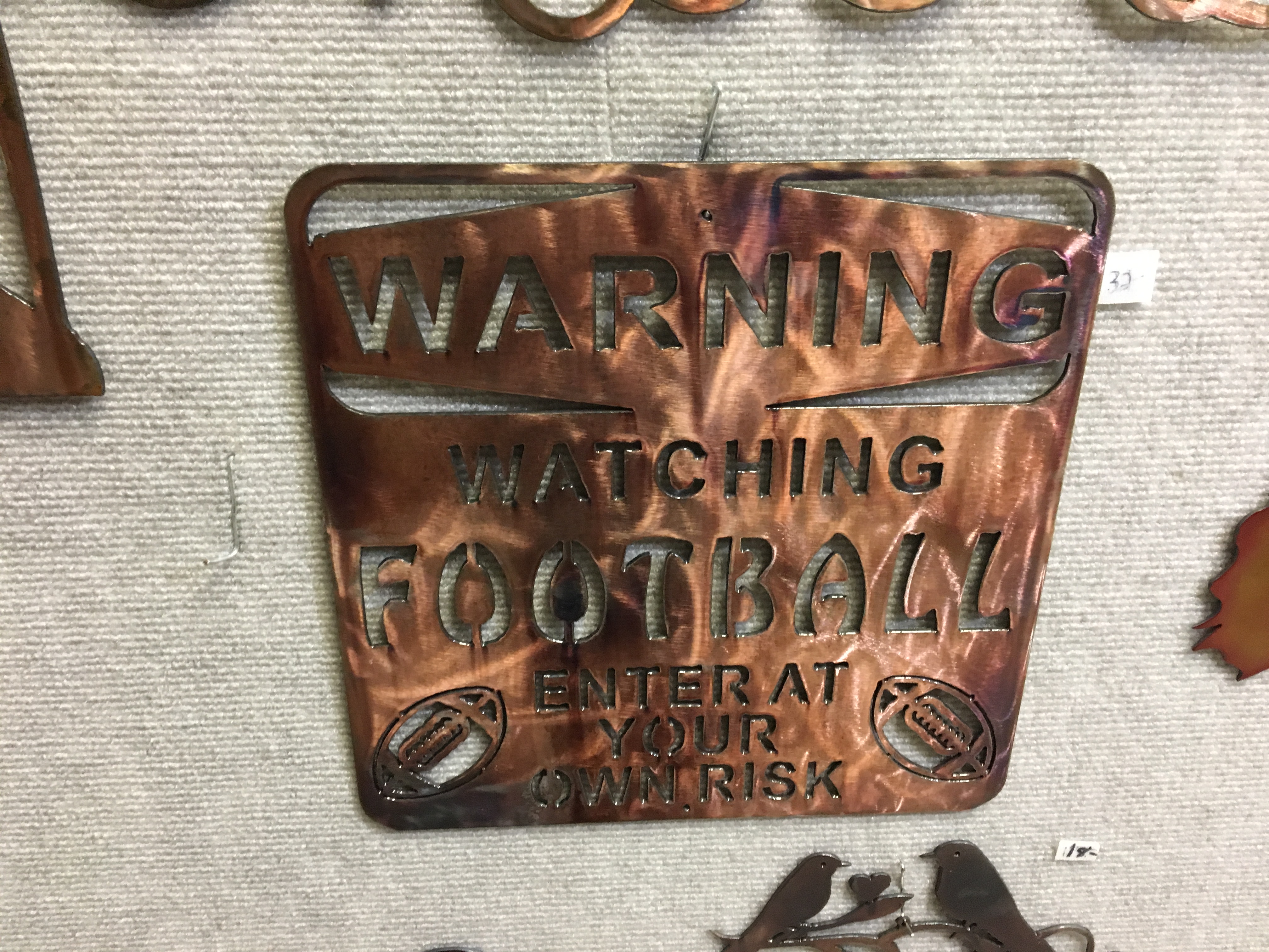 Warning - Watching Football