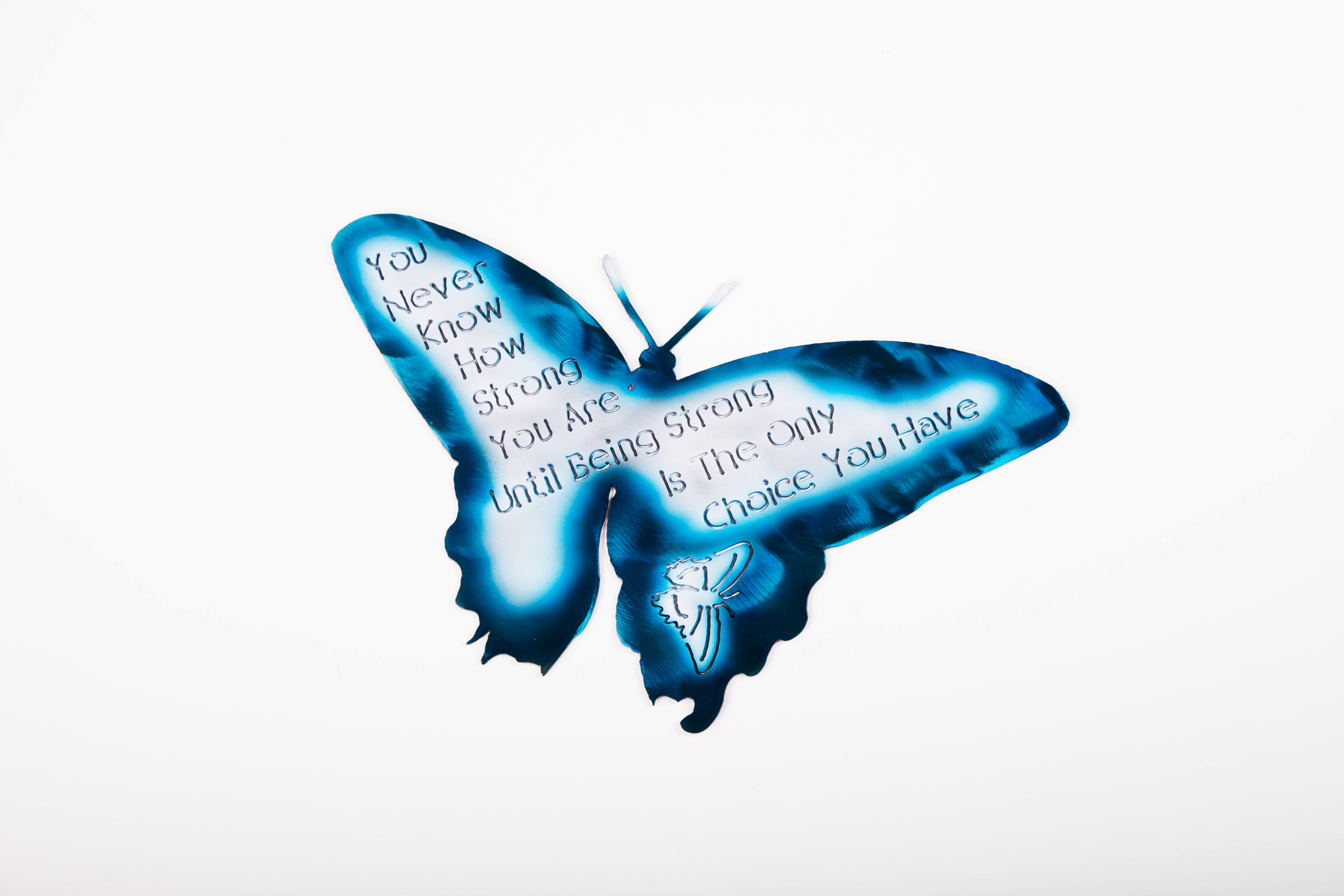 How Strong - Butterfly (Blue)