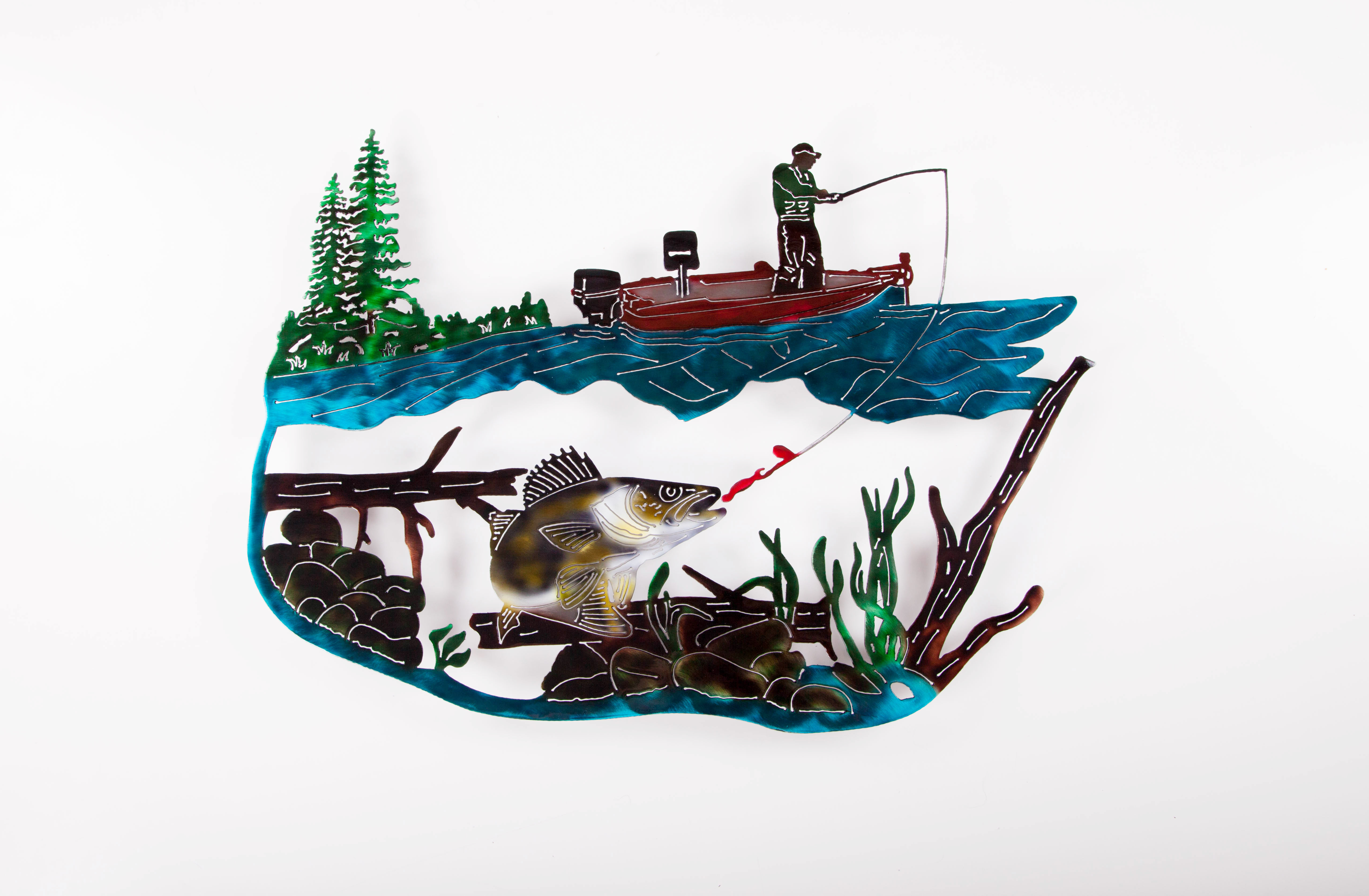 Fishing Scene - Walleye (C)