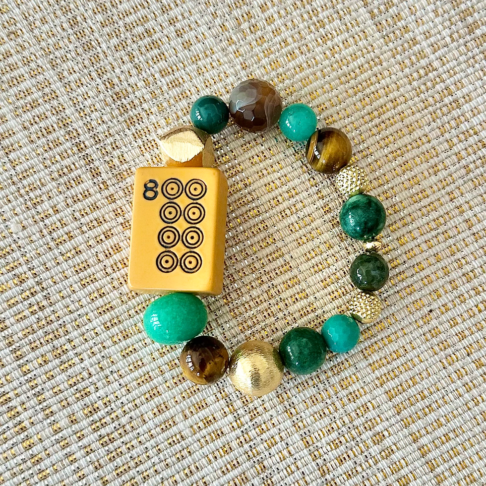 Thumbnail: Autumn Mahjong Bracelets