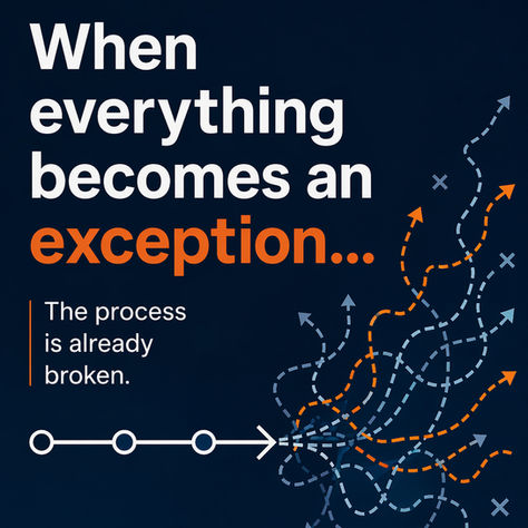 Exception Dominated Processes