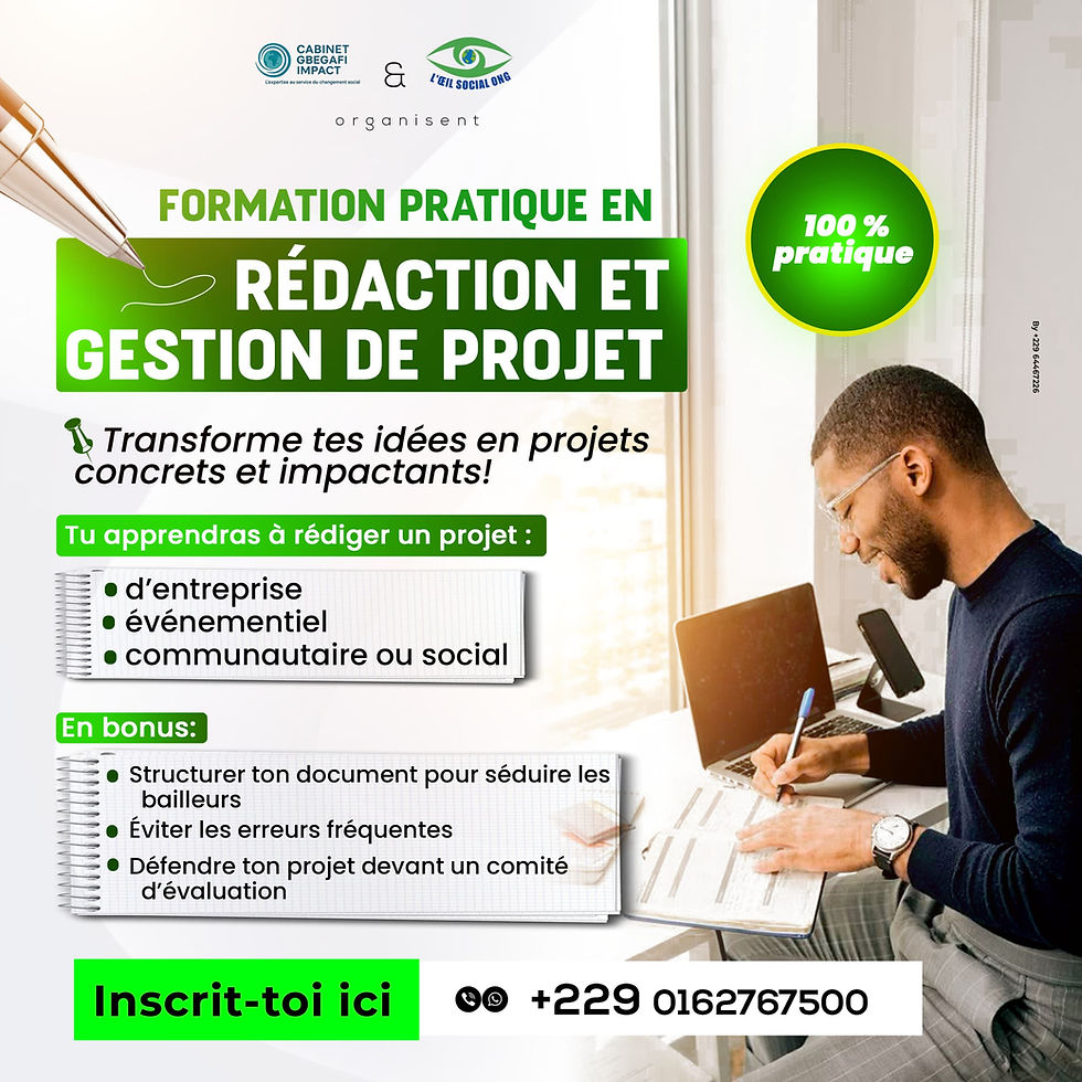 AVIS DE BOURSE DE FORMATION