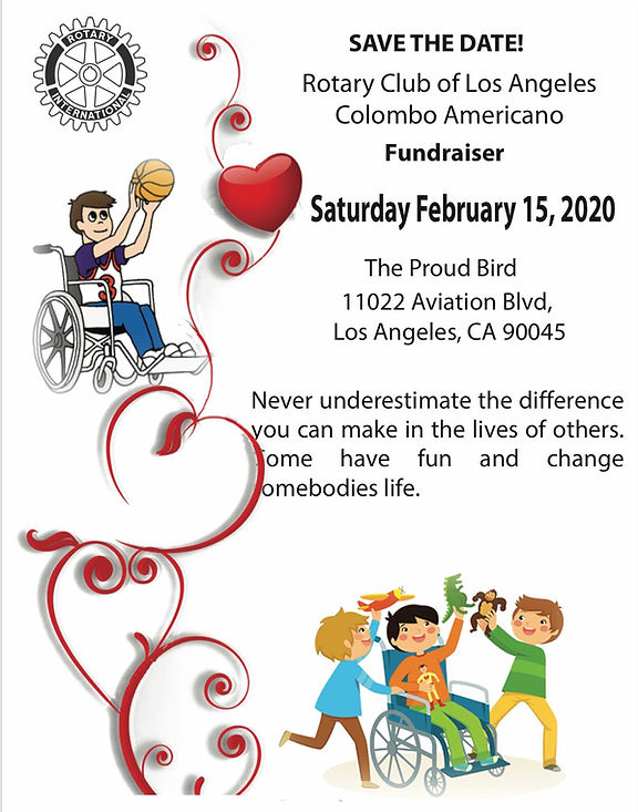 Join us Rotary Club LA Colombo Americano, with the Colombian Chamber of Commerce San Diego.