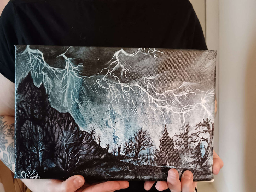 Miniature : Lande de tonnerre - Print sur toile
