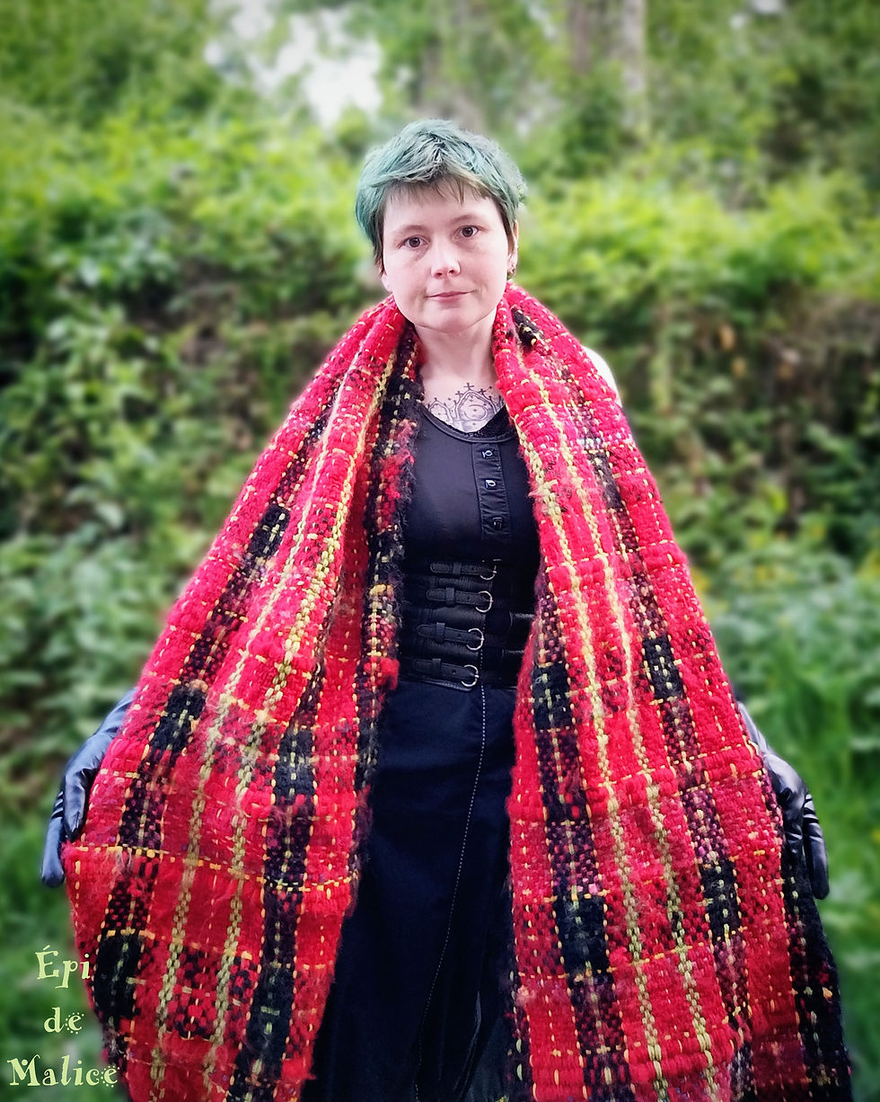 Thumbnail: Écharpe, étole - Esprit tartan