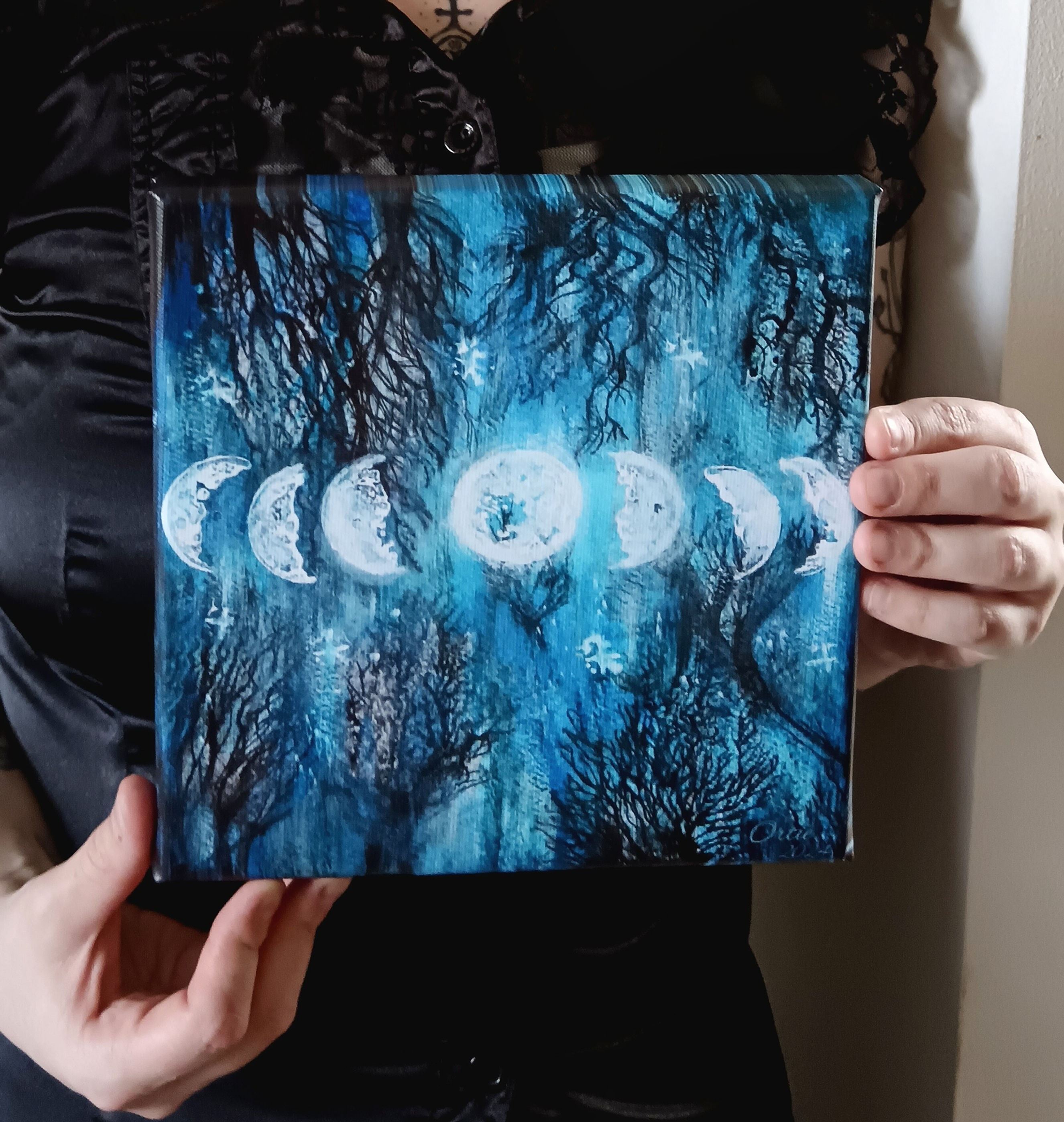 Moon phases - Print sur toile 