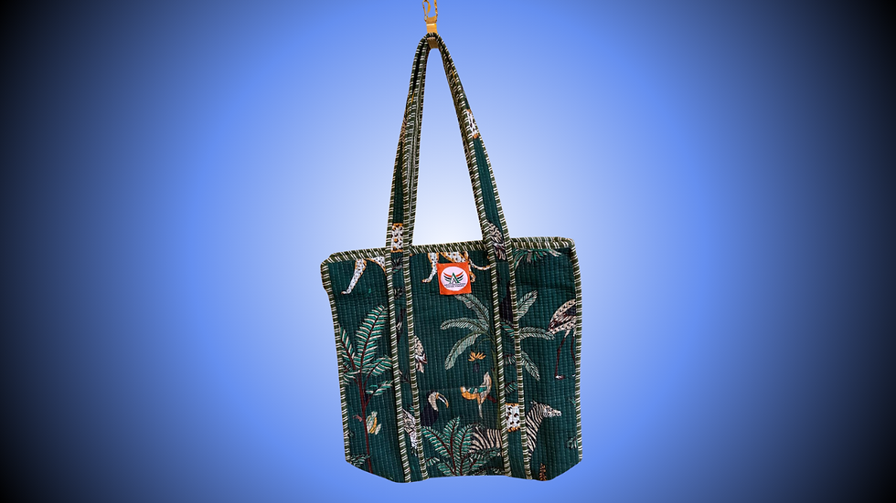 Hand Made Block Printed Bags (Medium)
