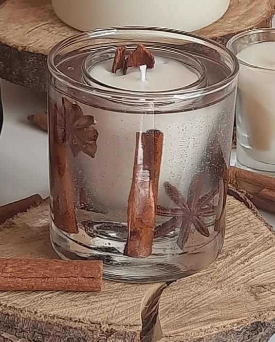 Vela Luminária aromática Canela