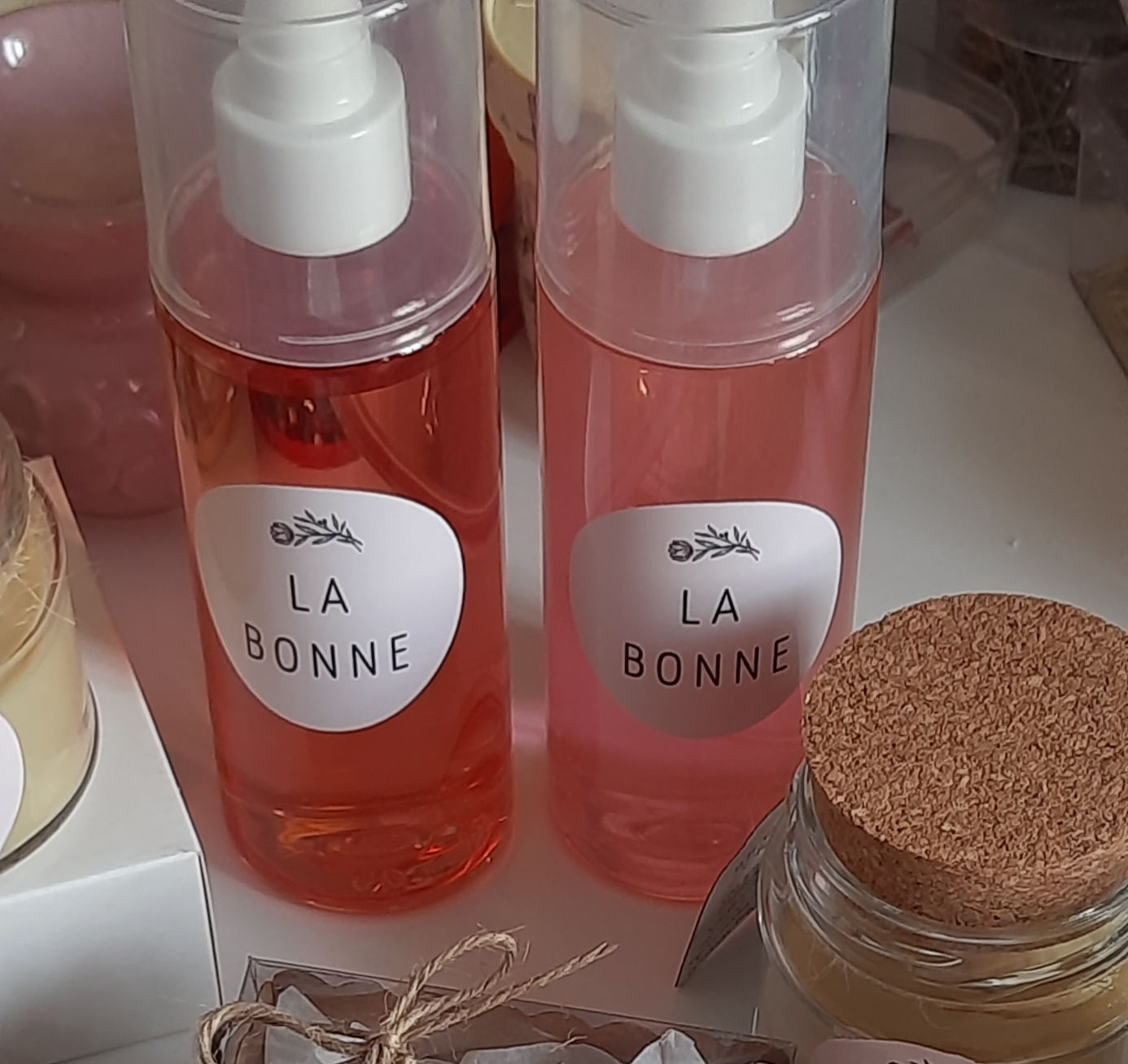 Água perfumada para o corpo