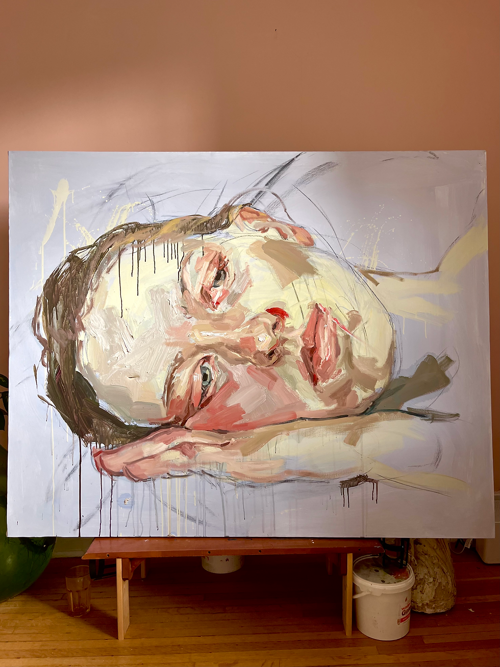 Portrait of Sophie - Painting 