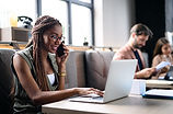 girl working