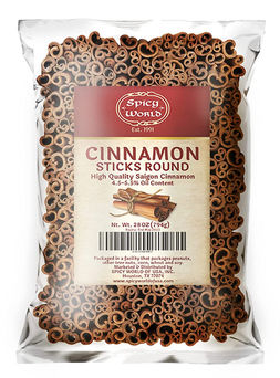 bag of cinnamon sticks