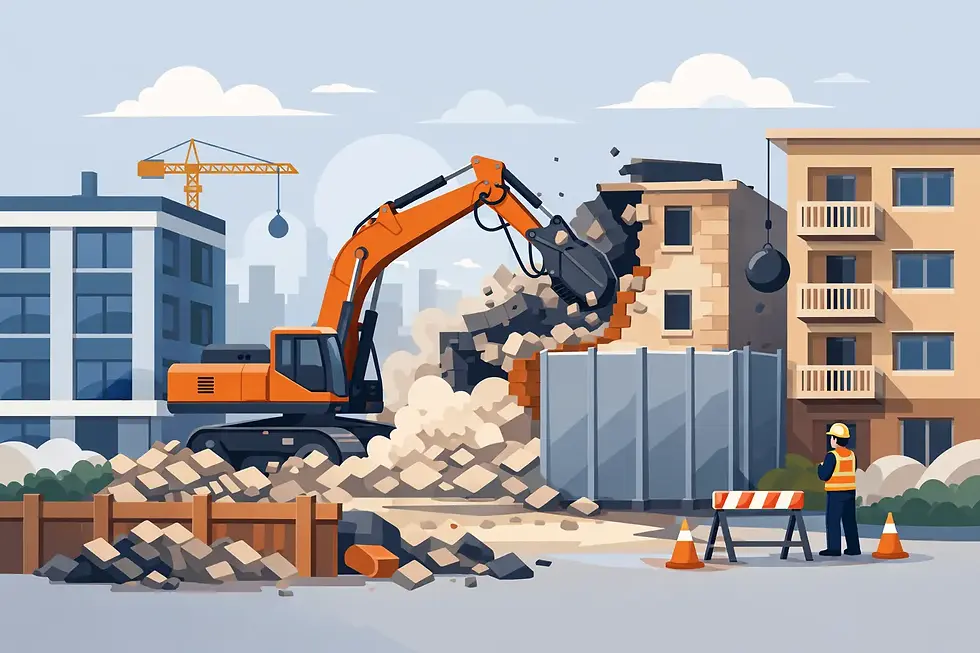 Guía de manejo de colindancias en demolición