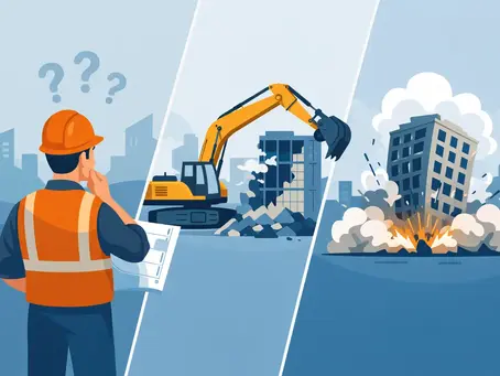 Cómo elegir método de demolición