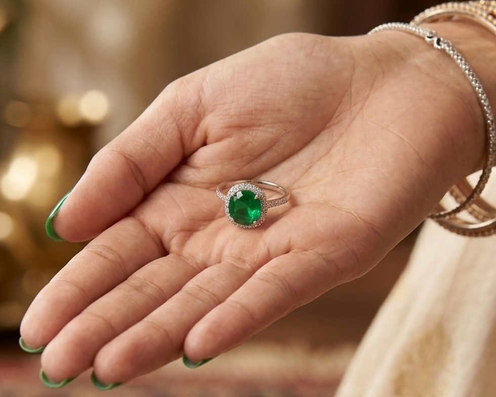 Thumbnail: Empress Emerald Ring