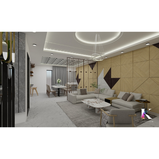 living room interiors by katyayani interior in hyderabad.