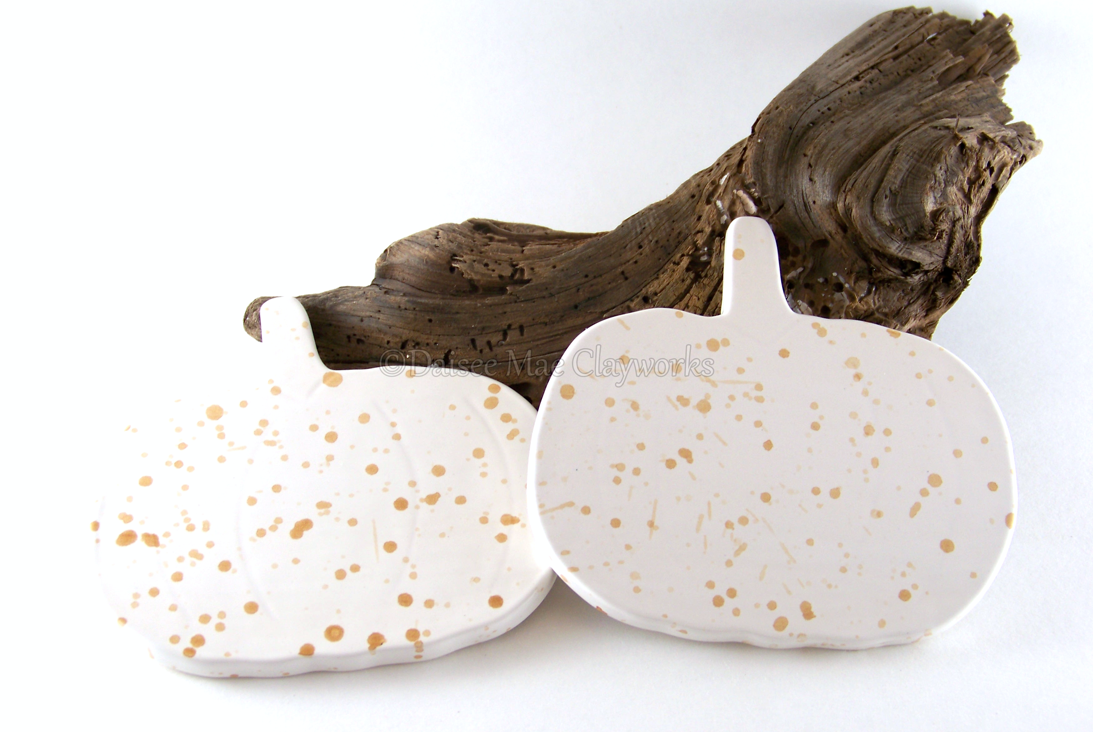 Speckled Pumpkin Coasters