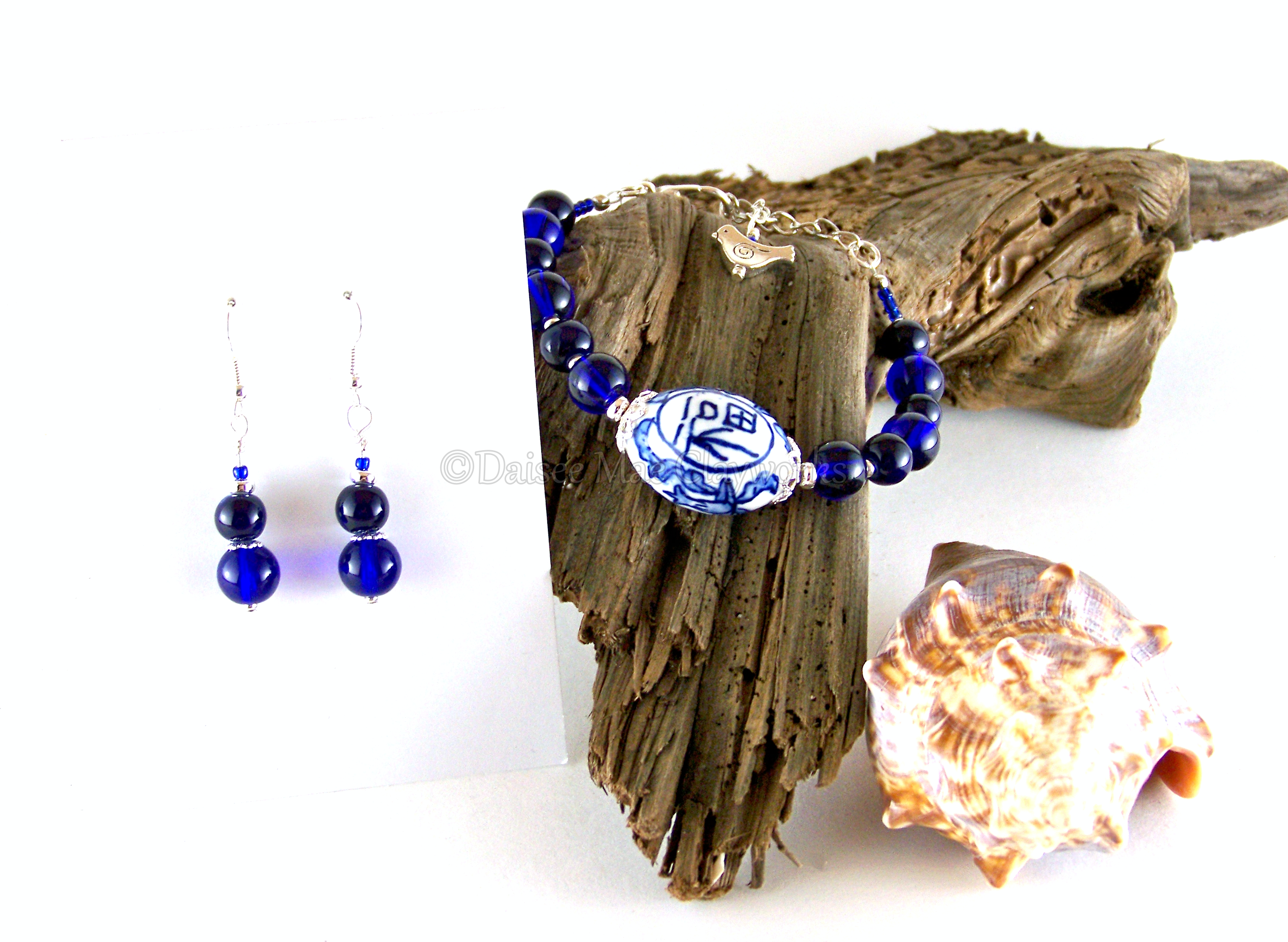 Oriental Bracelet & Earring Set