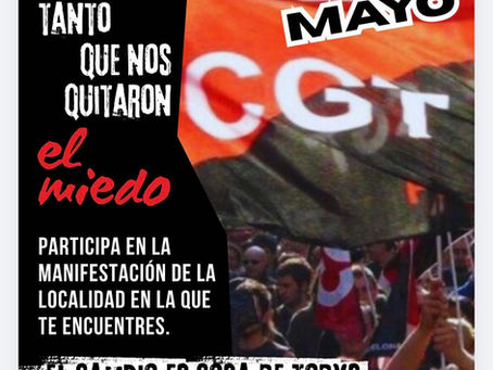 1 DE MAYO. EL CAMBIO ES COSA DE TODXS