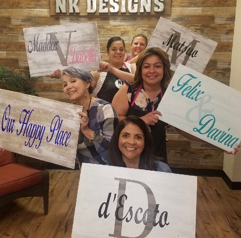 Pint & Paint - Personalized Name Sign