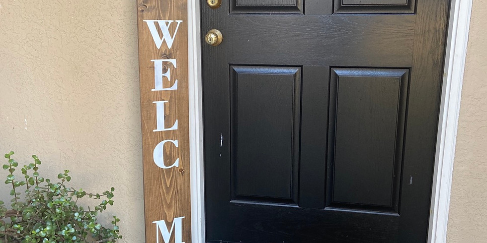 Seasonal Welcome Door Sign
