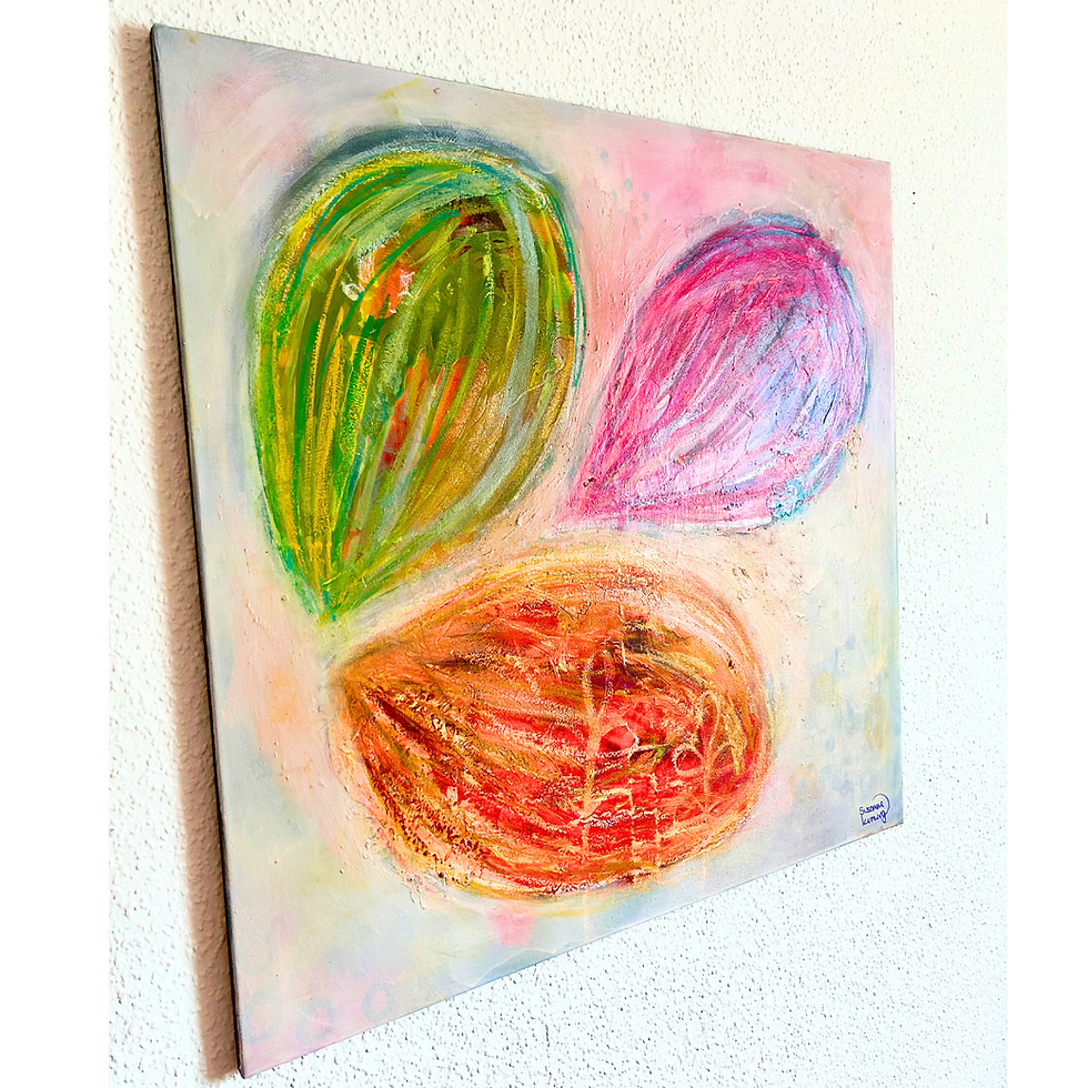 Miniaturbild: 3 Blattobjekte im Raum