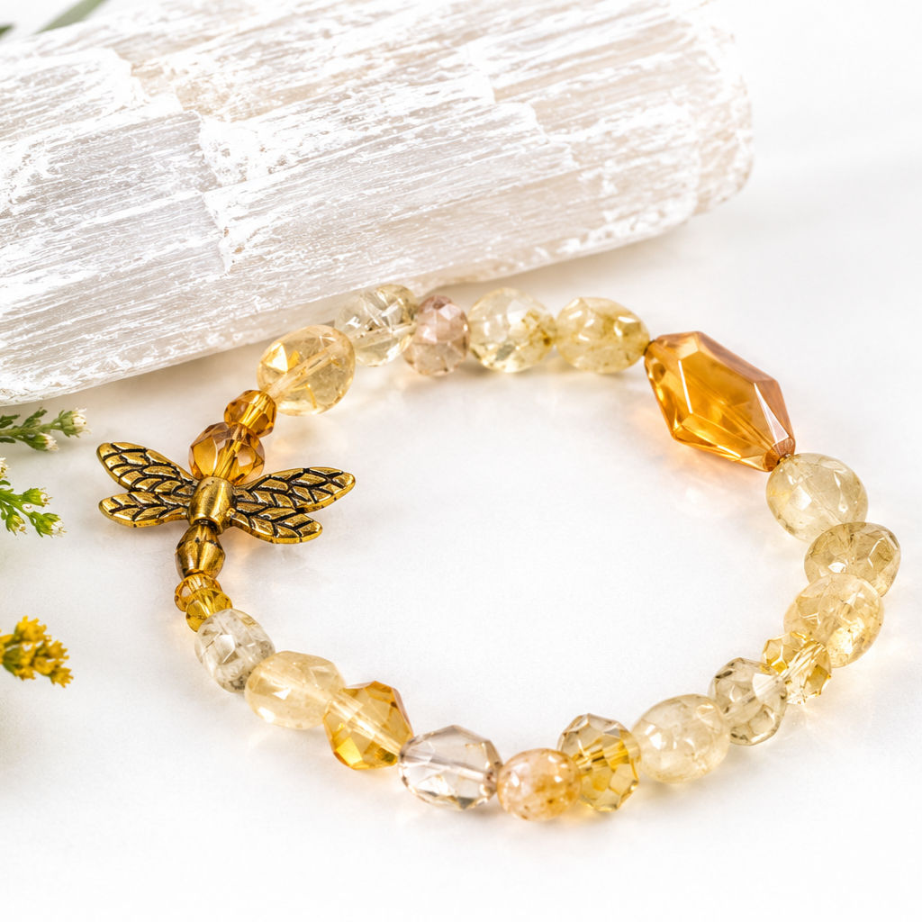 Flight of the Dragonfly Citrine