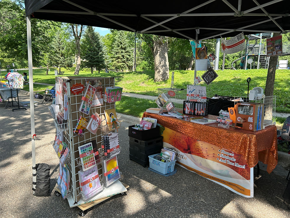 July 3rd, 2025 Makers Market set up.