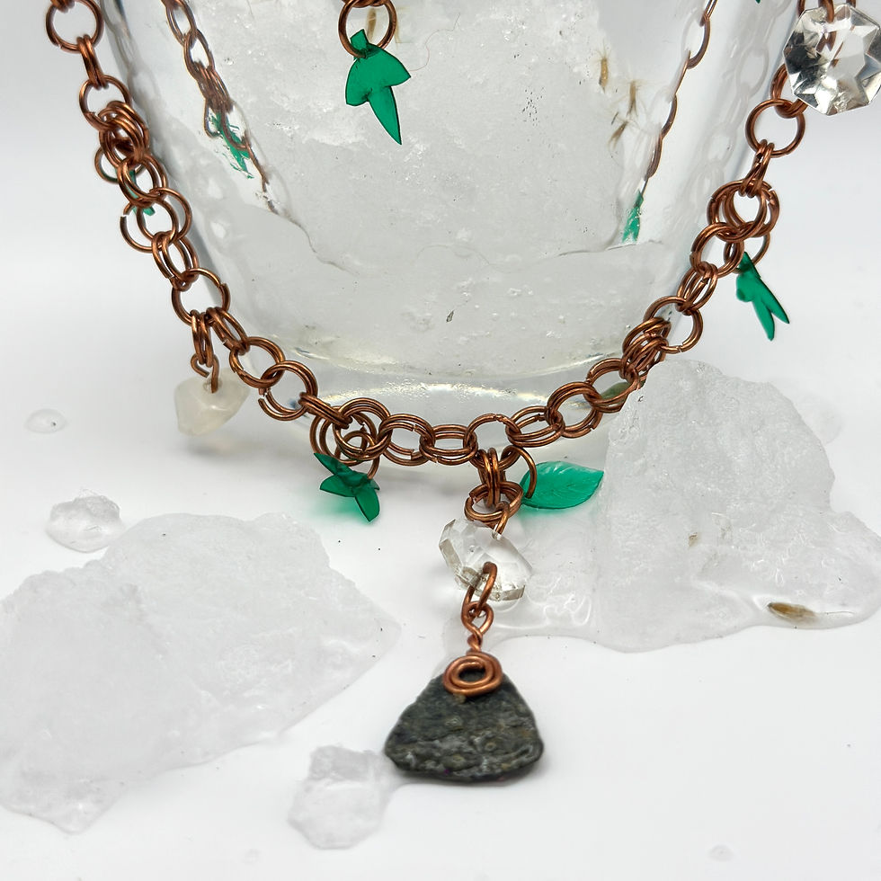 Thumbnail: The Green Fairy Ivy Necklace