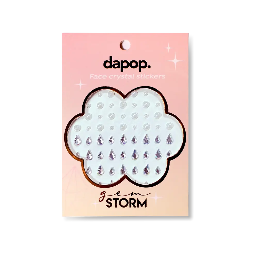 Miniatura: Face crystal stickers