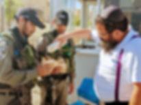 Chabad Rabbi Falafel for IDF
