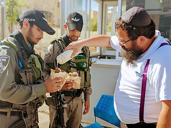 Chabad Rabbi Falafel for IDF